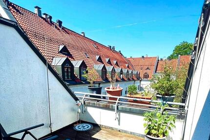 Vermietete Maisonette-WHG mit 2 Dachterrassen, Heller Hobbyraum - Markt Schwaben