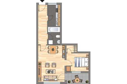 Wohnung zum Mieten in Wirges 310,24 € 54.78 m²