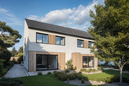 Modernes Doppelhaus - Grünau Siedlung - Leipzig Grünau-Siedlung