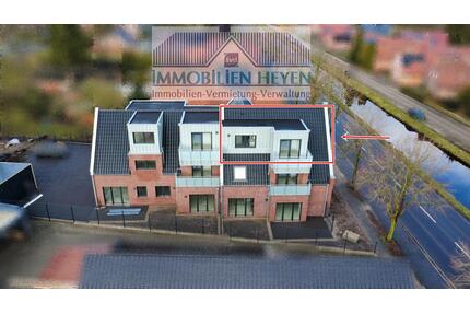 Neubau-Erstbezug: Energieeffiziente 2-Zimmer-Dachgeschosswohnung (KfW 40) - Papenburg