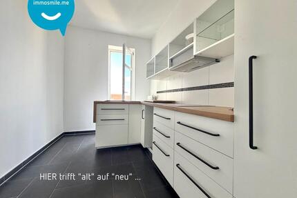 2 Zimmer • mit Einbauküche • in Chemnitz • Lutherviertel • zur Miete • Dielenboden • ab sofort frei