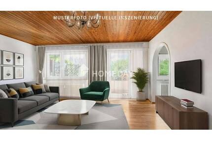 Drei-Zimmer-Wohnung im Hochparterre mit Balkon, Garten und Stellplatz - Filderstadt Bernhausen