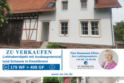 Einzigartiges Liebhaberobjekt in ruhiger und unverbaubarer Lage - Kieselbronn