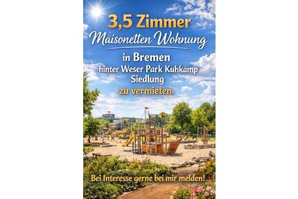 Wohnung Nähe Weserpark Mercedes zu vermieten - Bremen Hemelingen