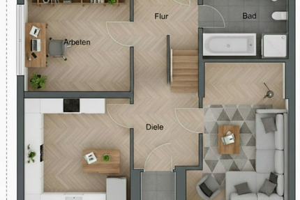 Gepflegtes und großzügiges Einfamilienhaus in Beckum zu vermieten