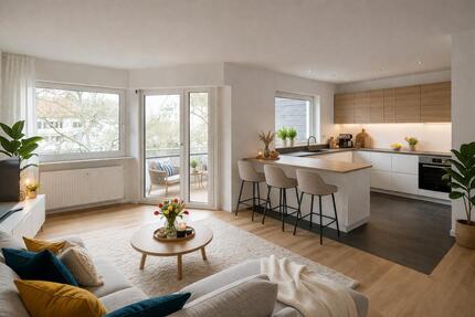 Moderne 2-ZKB mit Balkon, 60 qm, nahe Saarbrücker Schloss - Saarbrücken Neue Bremm