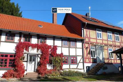 Liebhaberobjekt - zwei restaurierte Fachwerkhäuser mit gepflegtem Garten und NebengebäudenBauplatz - Denkte / Groß Denkte