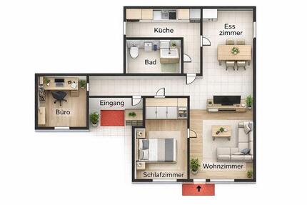 3-Zimmer-Wohnung in Saarbrücken-Scheidt – zentral & ideal gelegen