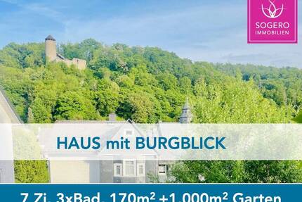 REDUKTION ! Haus mit Burgblick u. XXL-Garten, 3x Bad, 7 Zimmer - Braunfels Philippstein
