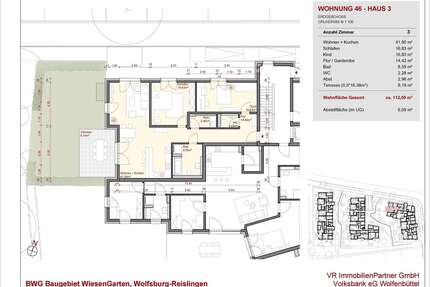 Wohnung zum Kaufen in Wolfsburg 392.200,00 € 112.01 m²