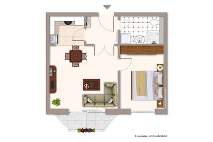 Wohnung zum Kaufen in Magdeburg 69.500,00 € 37 m²