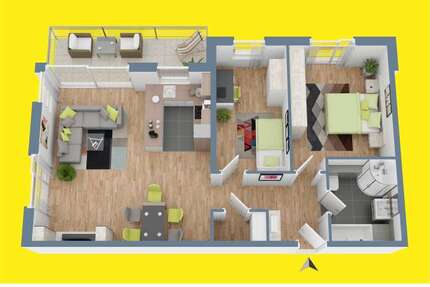 Wohnung zum Mieten in Albstadt 790,00 € 82.72 m²