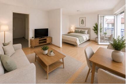 Bezugsfreie 1,5-Zimmer-Eigentumswohnung mit Ostbalkon & TG - Pforzheim