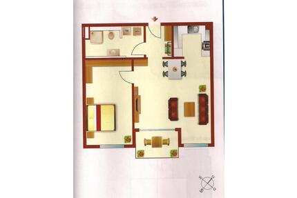2 Zimmer, neuwertig, zentrale Lage von AB, ohne Makler - Aschaffenburg Österreicher Kolonie