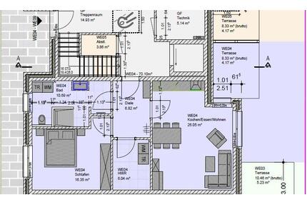 Neubauwohnung in Schortens - 249.000,00&nbsp;EUR Kaufpreis, ca.&nbsp; 70,10&nbsp;m&sup2; in Schortens (PLZ: 26419)