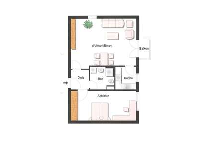 Wohnung zum Kaufen in Ulm 240.000,00 € 60 m²