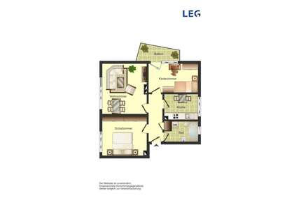 Wohnung zum Mieten in Bergkamen 509,00 € 62.69 m²