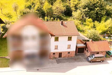 Wohnhaus Oberzent Garage Garten