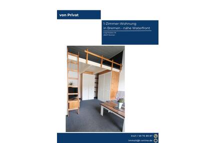 möbliertes 1-Zimmer-Apartment in Bremen - nähe Waterfront