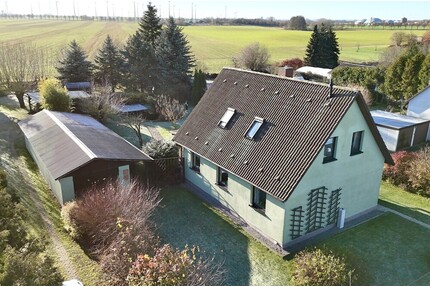 HORN IMMOBILIEN ++ charmantes Einfamilienhaus mit schönem Grundstück in Göritz bei Prenzlau
