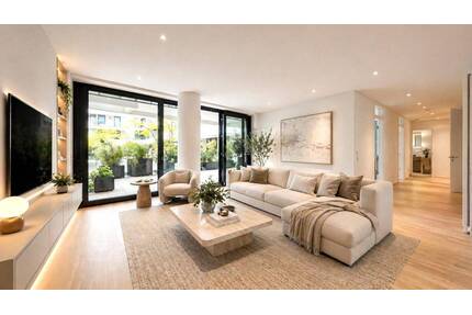 Repräsentative Fünf-Zimmer-Wohnung mit großer Lounge-Terrasse - Frankfurt am Main Gallus