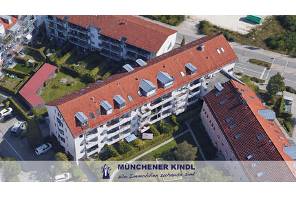 Moderne, extravagant geschnittene 2-Zi- DG Wohnung - Freising