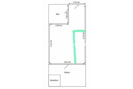 Wohnungsswap - 1 Zimmer, 21 m² - Aachener Straße, Köln