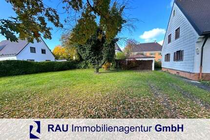 Real geteiltes Baugrundstück für freistehendes Einfamilienhaus - Oberschleißheim