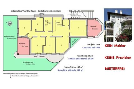 Erdgeschosswohnung in Bozen - 710.000,00&nbsp;EUR Kaufpreis, ca.&nbsp; 142,00&nbsp;m&sup2; in München (PLZ: 80331) Altstadt-Lehel