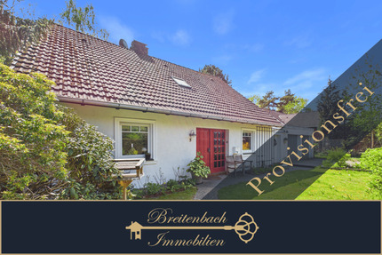 Worpswede - Hüttenbusch . Stilvoll modernisiertes Einfamilienhaus mit idyllischem Garten