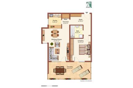 Sonnige 2-Zimmer Wohnung mit Terrasse - Altdorf