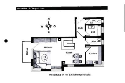 Schicke Maisonette Wohnung 3,5 Zim., 96 m2, inkl. T. Garage - Kaufbeuren