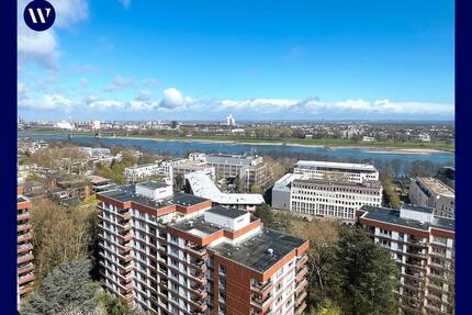 Wohngenuss & Rheinblick, frisch modernisiert mit Rundum-Panorama-Balkon, neues Bad, Gäste-WC, Aufzug - Köln Rodenkirchen