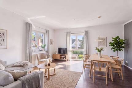 Seltene Investmentgelegenheit in Neuenhagen bei Berlin: Vermietete Wohnung im ruhigen 2-Parteienhaus mit Garten
