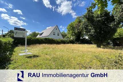Real geteiltes Baugrundstück für freistehendes Einfamilienhaus - Oberschleißheim