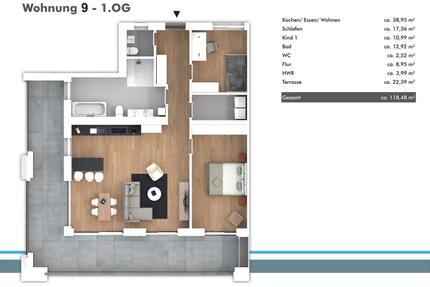 Wohnung Neubau Erstbezug Modern, luxuriös - Vohenstrauß