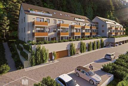 EH40 mit hoher Abschreibung: Neubau 2-Zimmer-Obergeschoss-Wohnung in Waldrandlage (provisonsfrei) - Beilngries