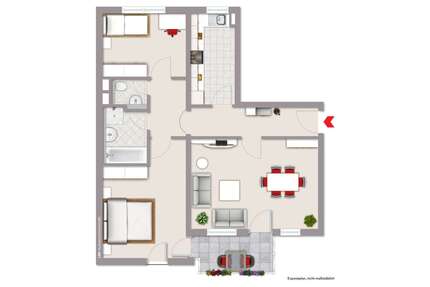 Wohnung zum Kaufen in Rastatt 265.000,00 € 78.42 m²