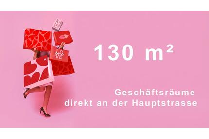 BESTLAGE! 130 m² Laden- oder Bürofläche in hochfrequentierter Hauptstrassenlage mit Parkplätzen! - Groß-Zimmern