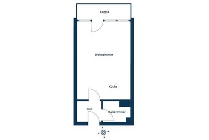 Vollsanierte 1-Zimmer-Wohnung mit Stellplatz – 12099 Berlin