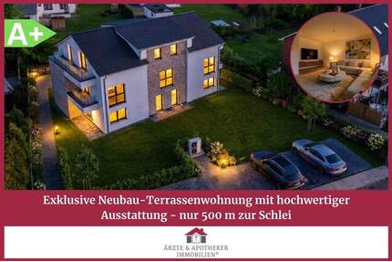 Exklusive Neubau-Terrassenwohnung mit hochwertiger Ausstattung - nur 500 m zur Schlei - Kappeln