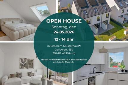 Neubauhäuser zur Miete - 85m² 120m² 145m² - inkl. Einbauküche - Wolfsburg Alt-Wolfsburg