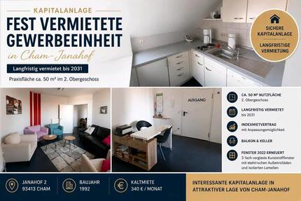 Fest vermietete Gewerbeeinheit als Kapitalanlage ! - Cham