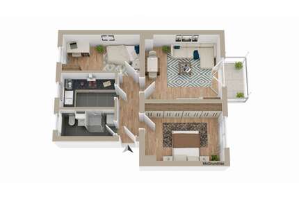 Wohnung zum Kaufen in Dummerstorf 99.000,00 € 59.07 m²