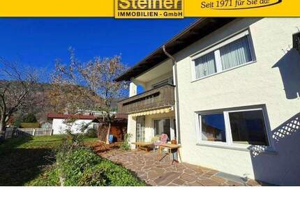 Farchant: 3-Zimmer-Wohnung ca. 85 m², Eck-Terrasse, eigener Garten 142 m², Garage a. W. - Garmisch-Partenkirchen