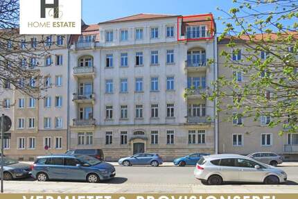 Hoch hinaus: Dachgeschosswohnung mit Balkon in begehrter Lage! - Dresden Striesen-Süd