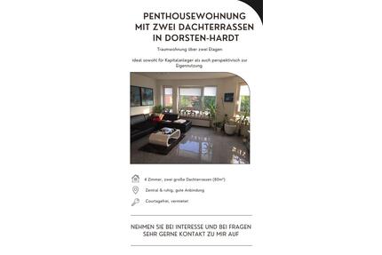 Penthouse-Maisonettewohnung mit zwei Terrassen in Dorsten-Hardt