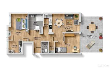 Wohnung zum Kaufen in Weikersheim 359.751,00 € 92.6 m²