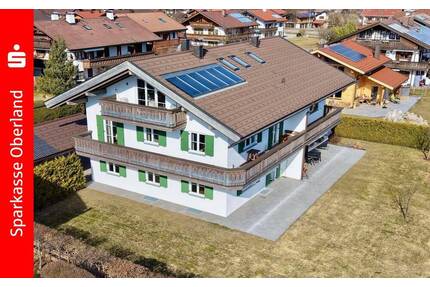 Neuwertige Gartenwohnung mit Flair! Unverbaubarer Bergblick inklusive... - Wallgau