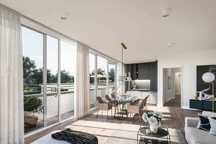 Gartenwohnung im attraktiven Wohnquartier | Großzügige 3-ZW mit toller Ausstattung und Architektur - Frankfurt am Main Kalbach-Riedberg